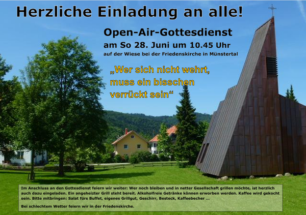 Quelle: Ute Allmendinger Öffnet Bild mit Infos zum Gottesdienst